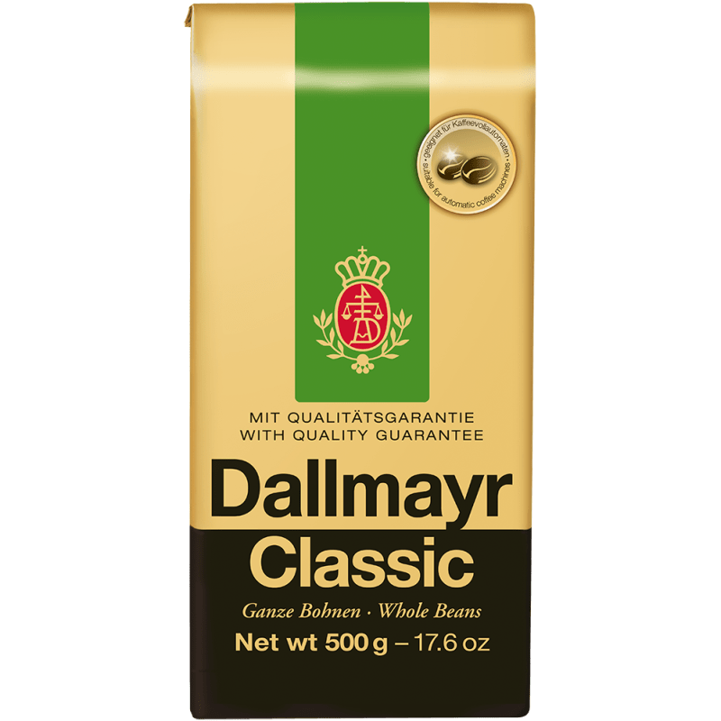 Кофе в зернах Dallmayr Classic 500 гр (Арабика 65%, Германия)