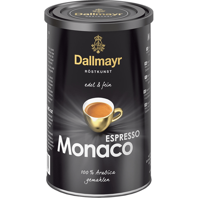 Молотый кофе Dallmayr Espresso Monaco tin 200 гр (Арабика 100%, Германия)