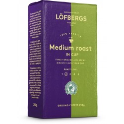 Lofbergs Medium Roast In Cup 250 гр (Арабика 100%, Швеция)