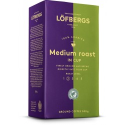Lofbergs Medium Roast In Cup 500 гр (Арабика 100%, Швеция)