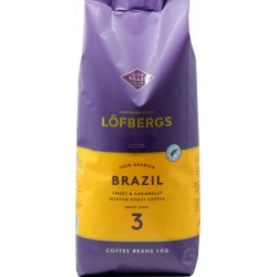 Lofbergs Brazil Medium Roast 1 кг (Арабика 100%, Швеция)