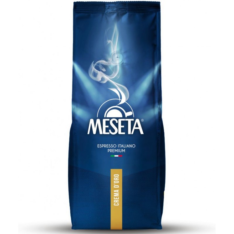 Кофе в зернах Meseta Crema d'Oro 1 кг (Арабика 70%, Италия)