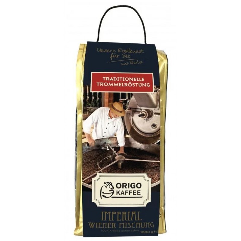 Кофе в зернах Origo Imperial Wiener 1 кг (Арабика 100%, Германия)